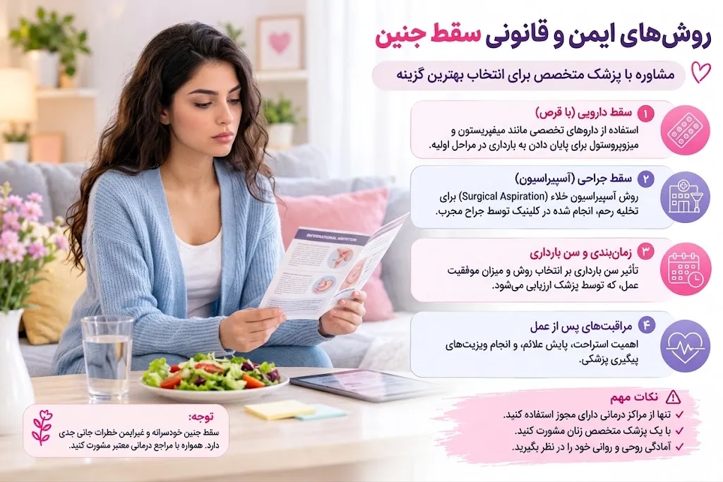 روش های سقط جنین