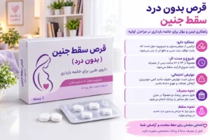 قرص بدون درد سقط جنین بررسی علمی داروی میفپریستون و میزوپروستول، میزان درد، روشهای کاهش درد و عوارض قرص سقط جنین تحت نظر پزشک متخصص